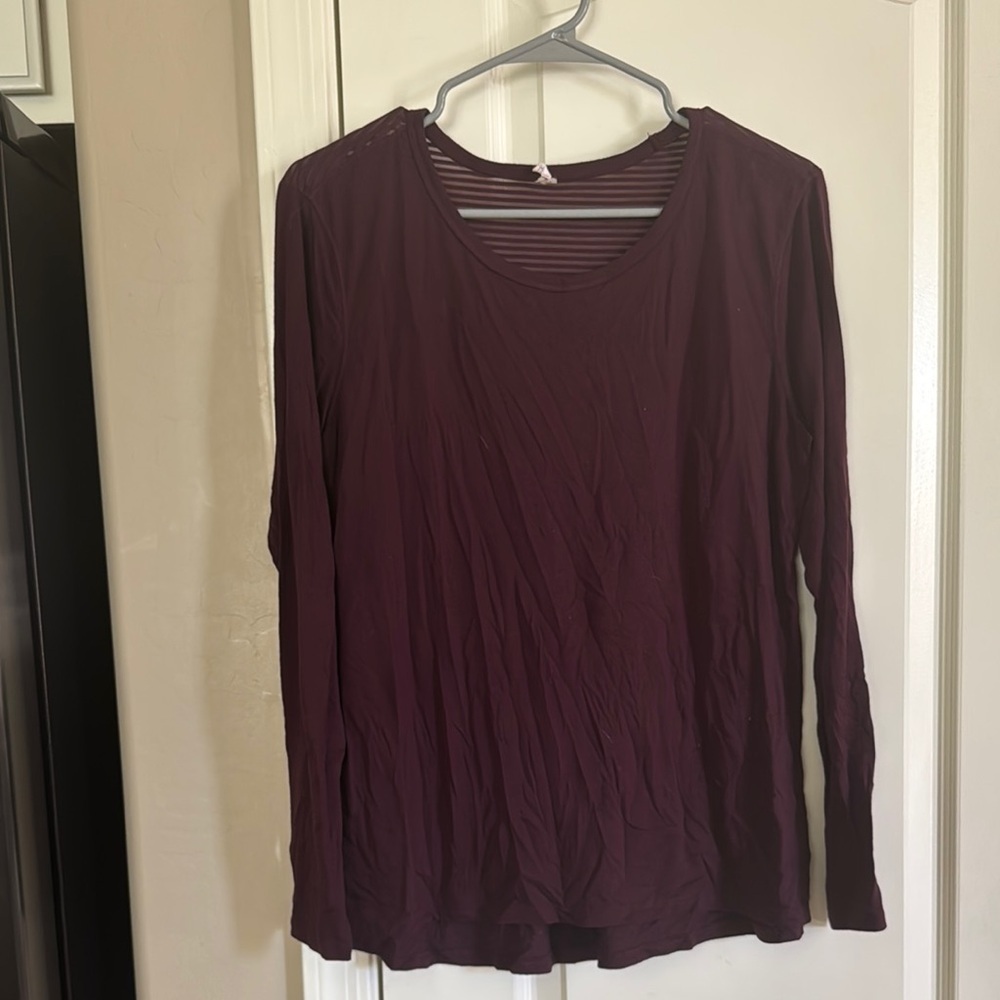 Old Navy Women's Long Sleeve Tee - Deep Purple / C9